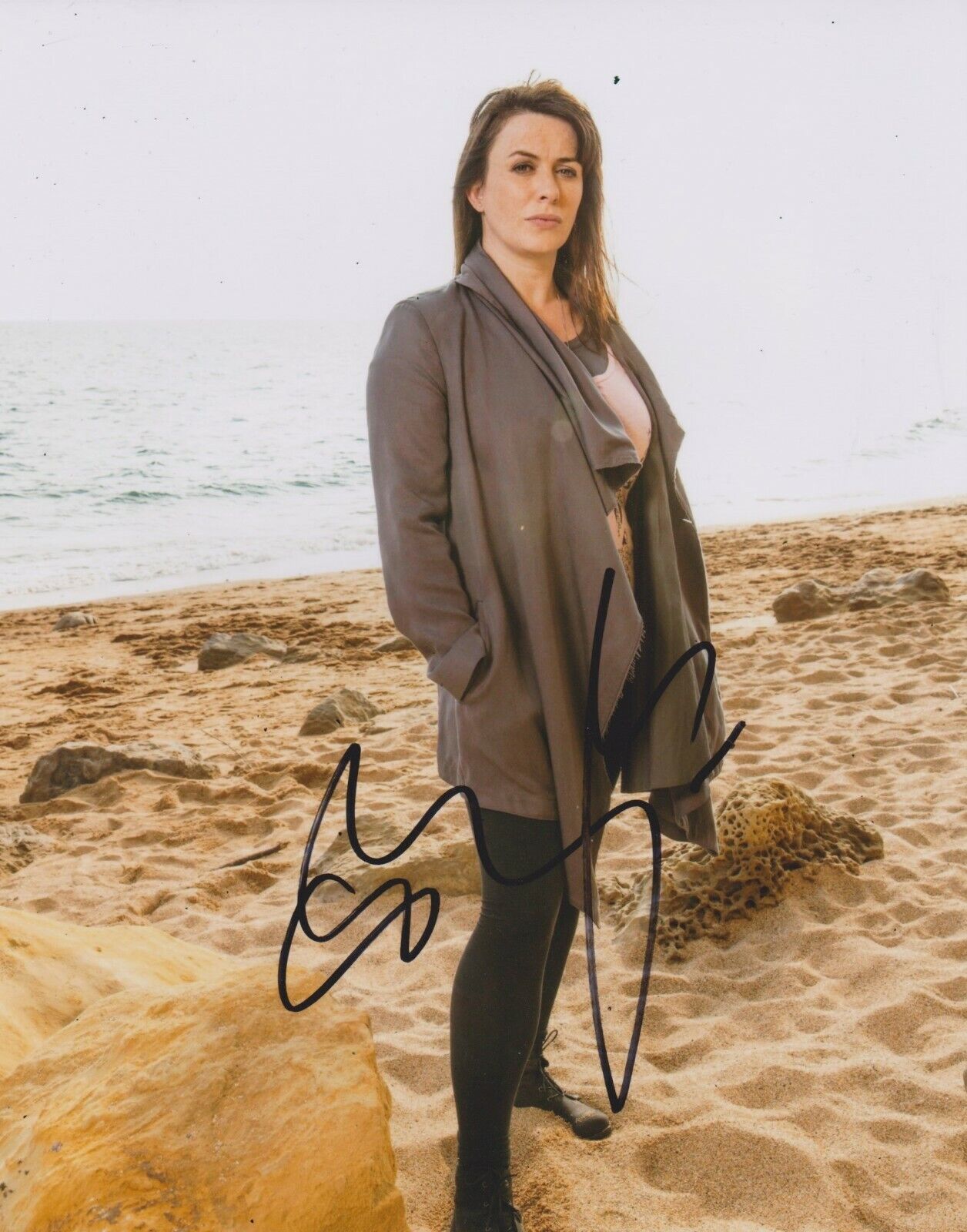 Eve Myles Signed Broadchurch 10x8 Photo Poster painting AFTAL