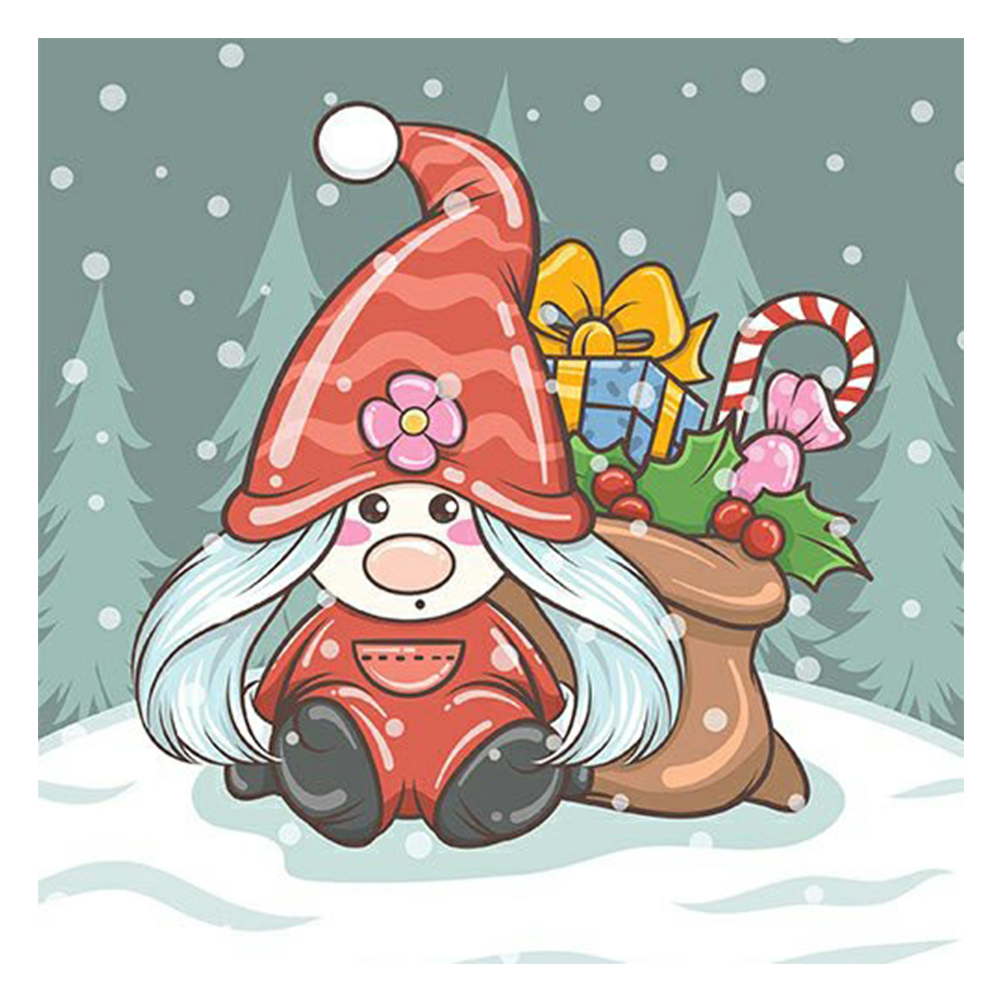 

Gnome Girl - Round Drill Diamond Painting - 30*30CM, 501 Original