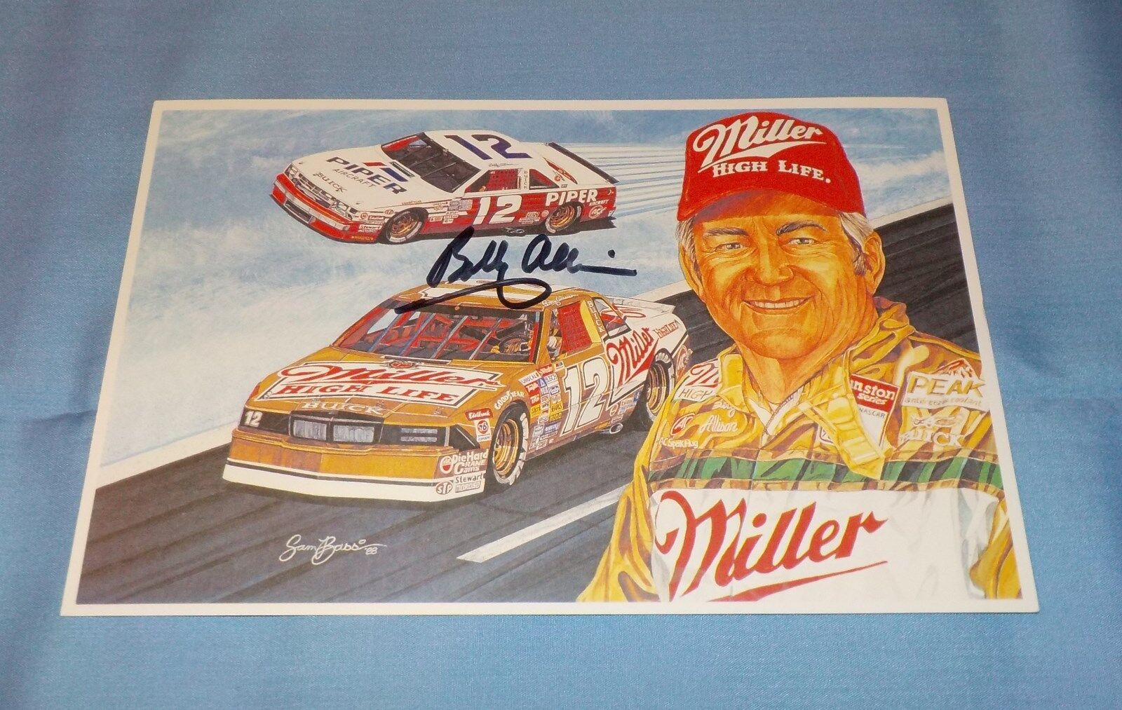 Bobby Allison Signed Autographed Photo Poster painting Nascar Miller High Life Beer