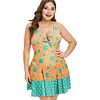 Swimwear Women Sexy Swim Dress Polka Dot Cute Layered Flounce Panel One Pieces Swimming Suits Padded Plus Size Bathing Suit