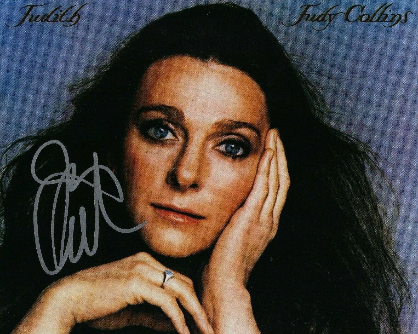 GFA Both Sides, Now Wild Flowers * JUDY COLLINS * Signed 8x10 Photo Poster painting J4 COA