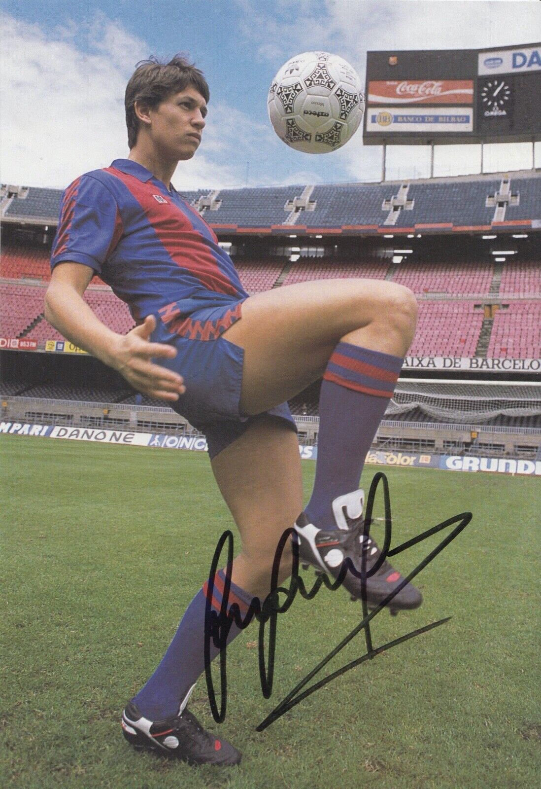 Gary Lineker Hand Signed Magazine Photo Poster painting - Football Autograph - Barcelona.