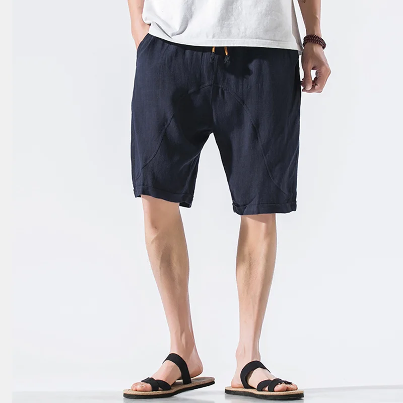 Men's Summer Linen Casual Loose Breathable Shorts