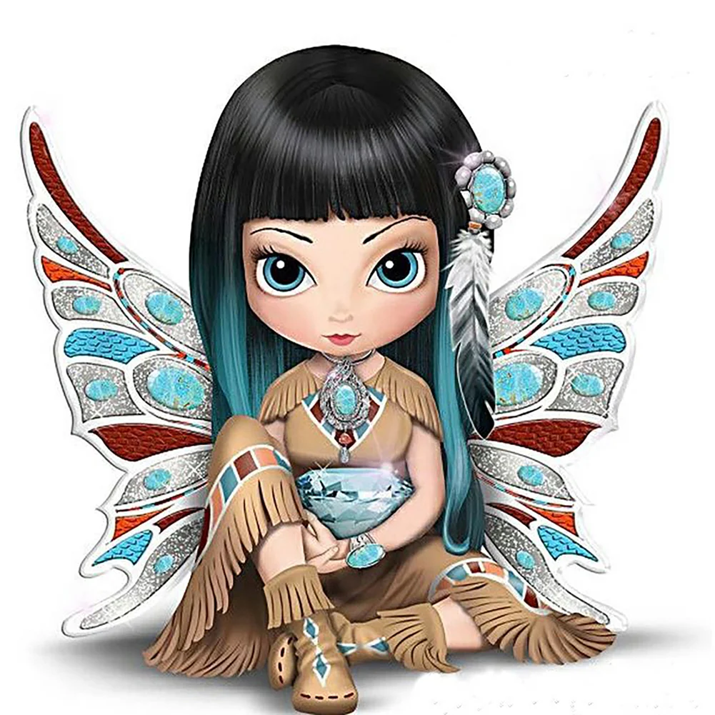 Diamond Painting - Full Round/Square Drill - Elf Girl(30*30 - 50*50cm)