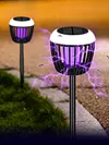 Solar Light Bug Zapper Waterproof Outdoor Mosquito Killer Solar Powered Fly Trap