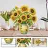 Sunflower Vase Diamond Dot Painting Ornament DIY Double Sided Acrylic
