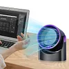 100 Level Portable Bladeless Fan USB Rechargeable Digital Display Desktop Fan