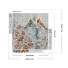 Diamond Painting-DIY Full Round Drill Winter Snow Bird