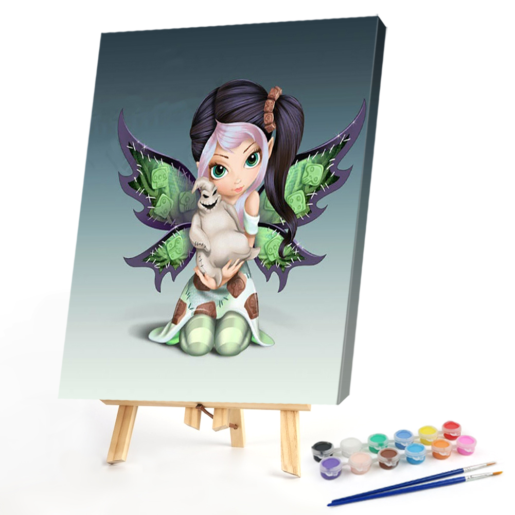 

40*50CM - Paint By Numbers - Big Eyes Doll, 501 Original