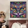 Cat-Peinture sp&eacute;ciale partielle au diamant-30*30cm