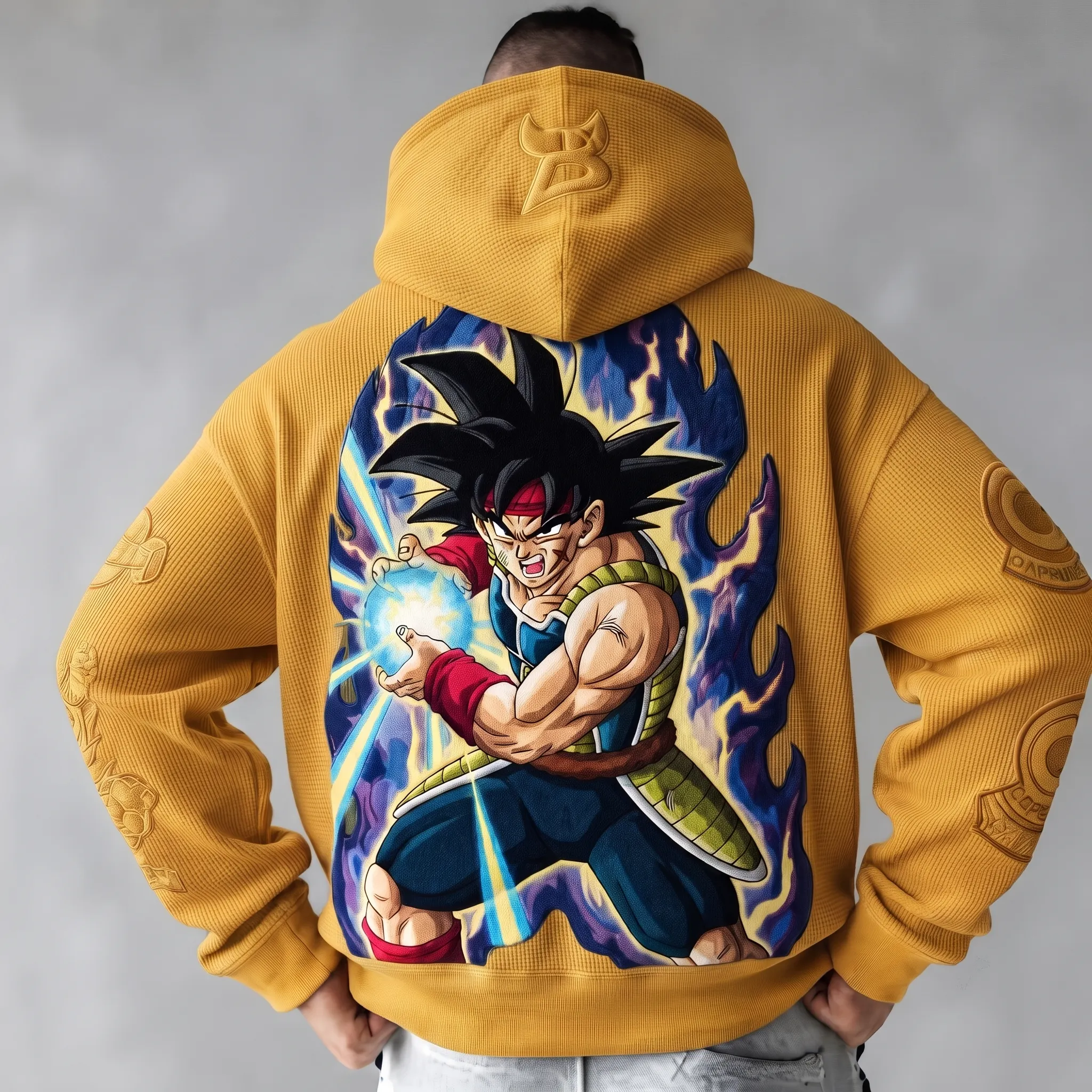 Men's Cartoon Anime Long-Sleeve Hoodie