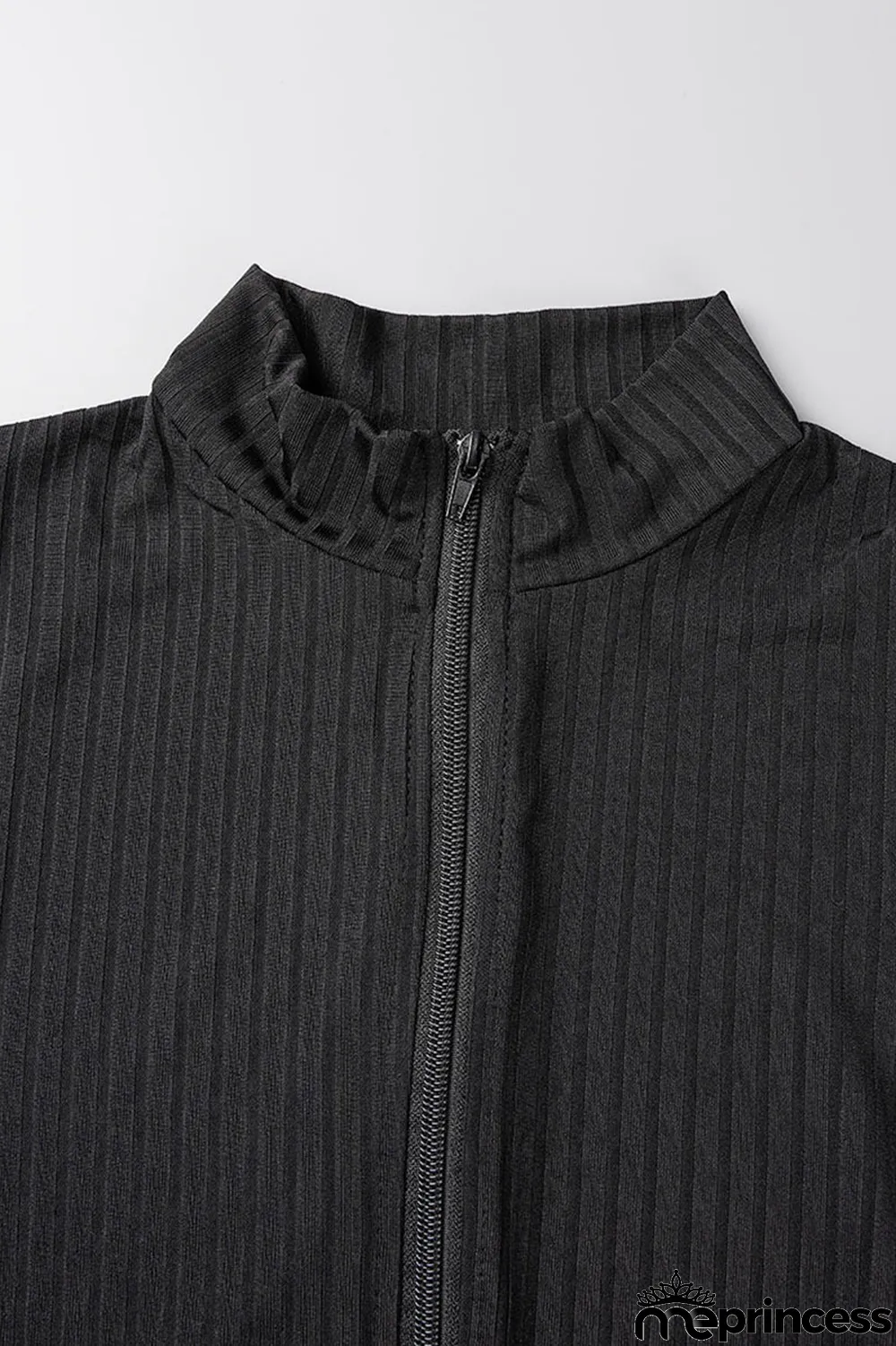 Pink Casual Solid Patchwork Zipper Collar Skinny Jumpsuits