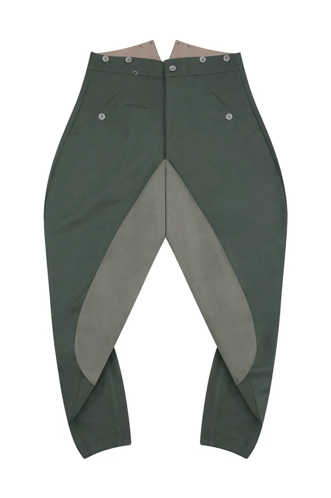   Wehrmacht German M1940 Field Grey Gabardine Mounted Troops Riding Breeches German-Uniform