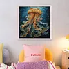 Deep Sea Jellyfish-14CT Stamped Cross Stitch 53*55cm/20.87*21.65in tapestrymarket