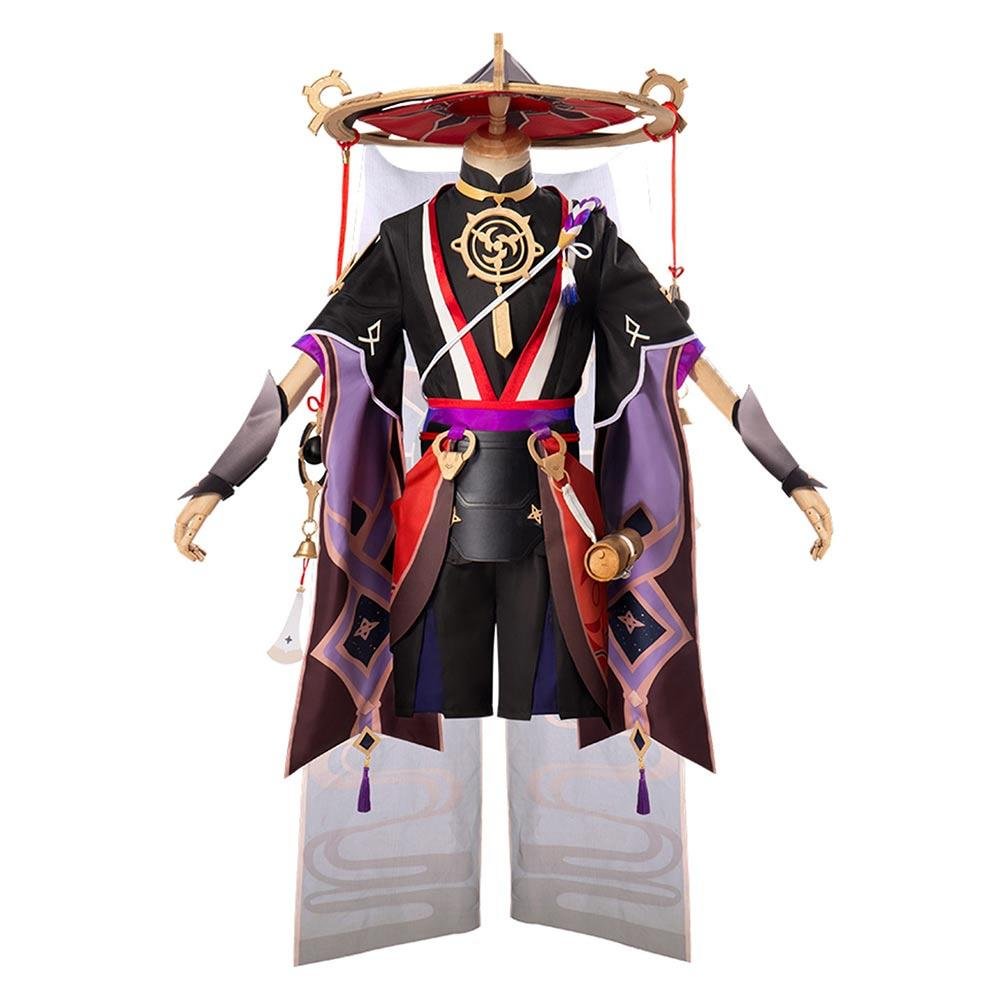 Genshin Impact Fatui Outfits Halloween Carnival Suit Cosplay Costume