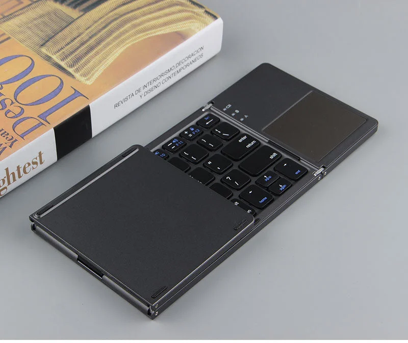 Foldable Mini Keypad With Bluetooth, Wireless Foldable Keyboard With Touchpad - Wax Seal Stamp - [Royal Wax Seals]