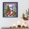 Schneemann 5d DIY Diamond Art Malerei Sets spezielle Form Teilbohrer Kunst 30x30cm