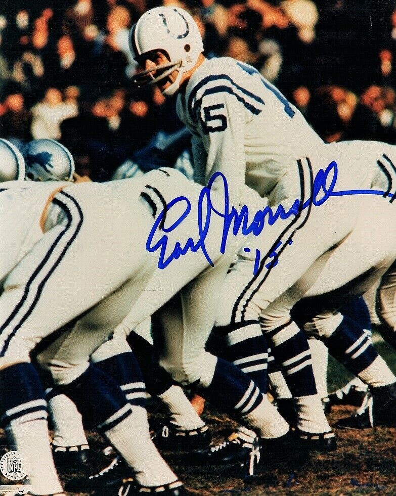 Earl Morrall Signed Autographed Baltimore Colts 8x10 inch Photo Poster painting - Deceased 2014