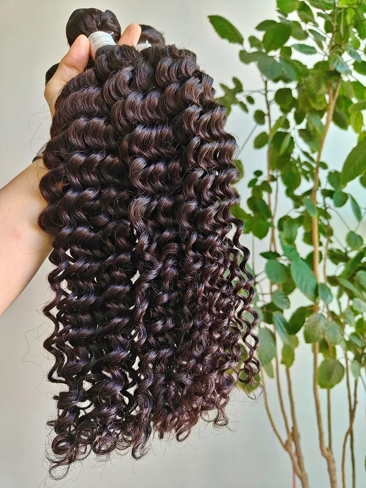 Yvonne Platinum Grade Deep Wave Brazilian Virgin Human Hair Extension