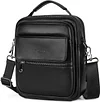 BAIGIO Umh&auml;ngetasche Herren Klein Leder Herrentasche Vintage Schultertasche Handtasche M&auml;nner Tasche Ledertasche M&auml;nnertasche Crossbody Bag f&uuml;r Arbeit Business T&auml;gliches Leben Reise