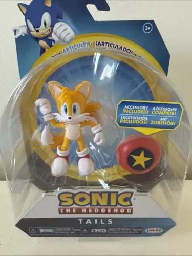 NEW LISTINGSonic the Hedgehog 4 Inch Figure | Modern Tails With Star ...