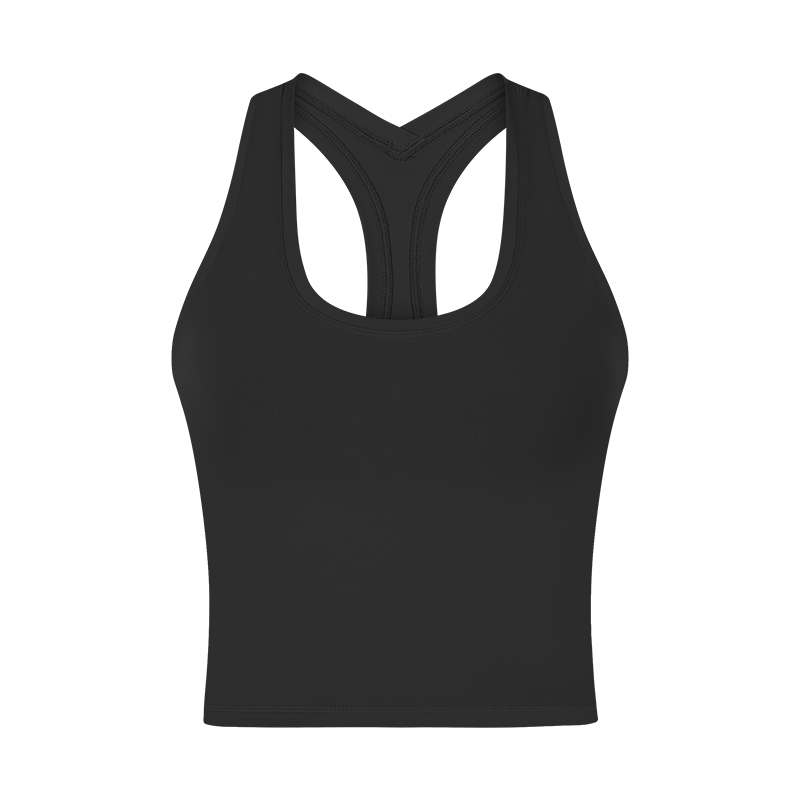 ladies' fitted racerback tank top
