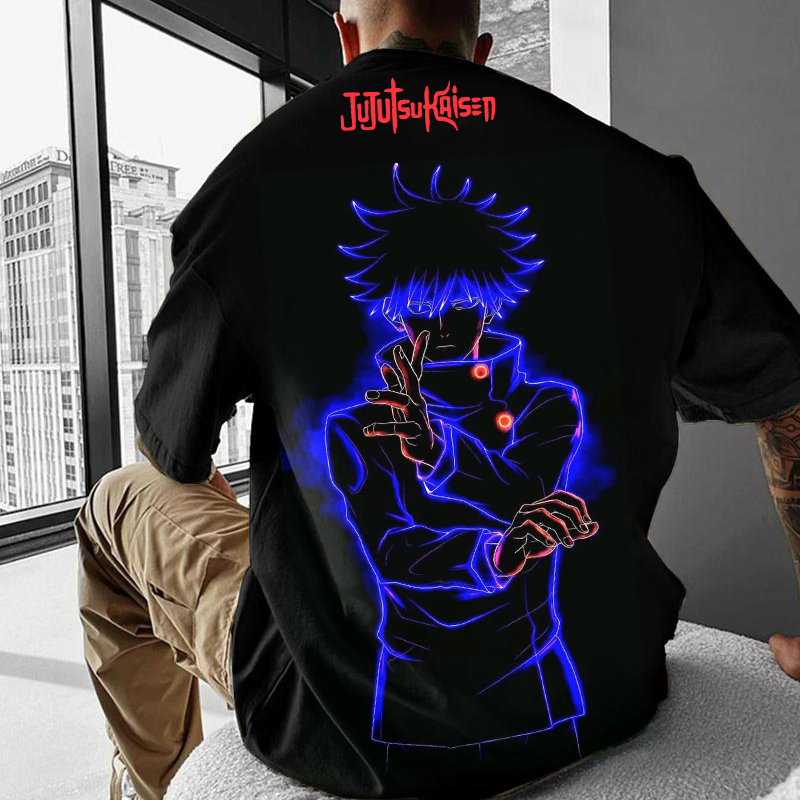  Anime-Inspired Graphic T-Shirt for Men - Perfect for Casual Wear and Anime Fans