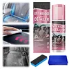 100ml Car Interior Cleaner Spray with Towel and Sponge All Purpose Car Interior Detailer Cleaner for Dashboards Seats Leather Plastic