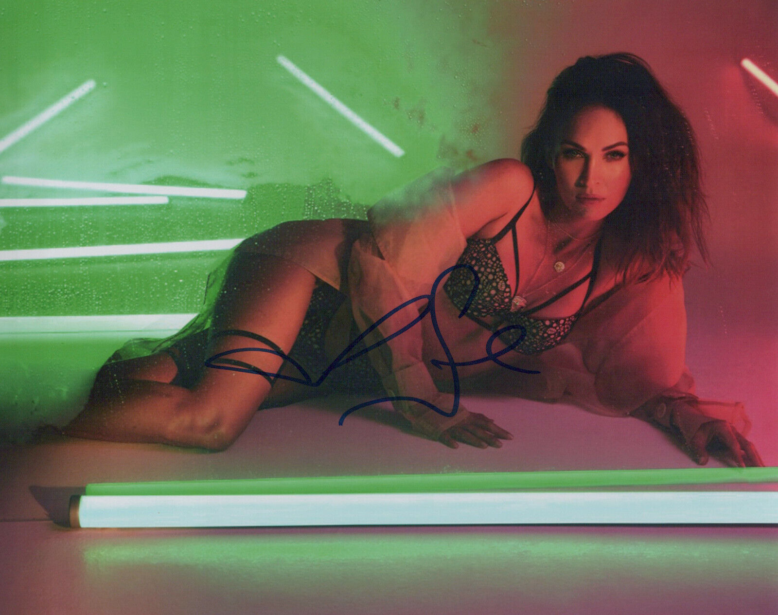 Megan Fox sexy signed 8x10 Photo Poster painting