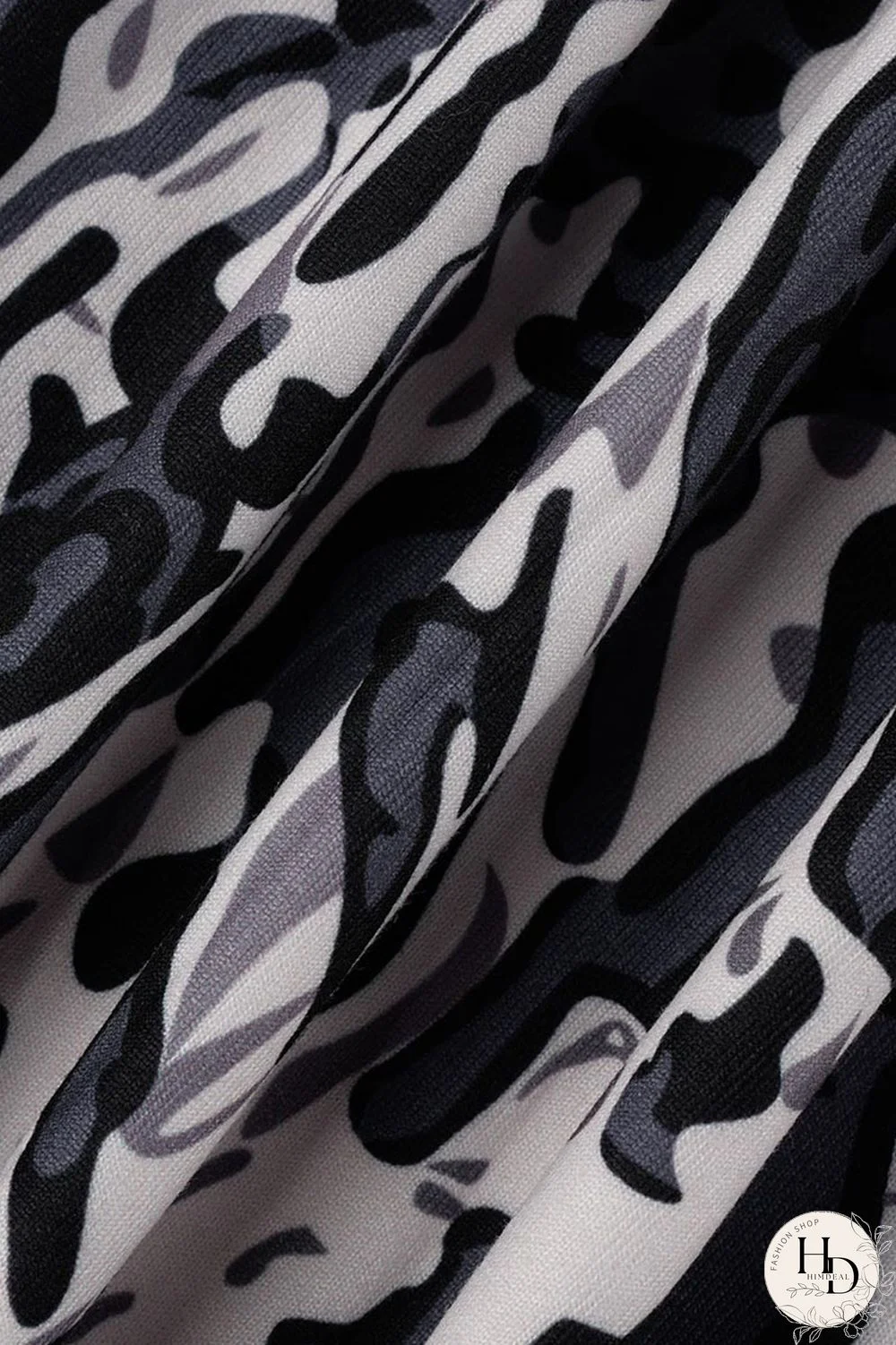 Black Red Casual Print Bandage Hollowed Out Patchwork O Neck Straight Dresses