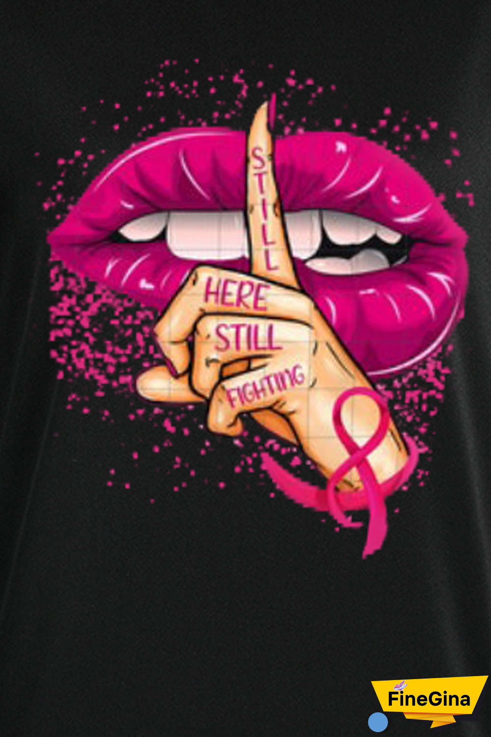 Blue Casual Street Lips Printed Patchwork O Neck Tops