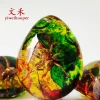 Insect Amber Pendant Natural Butterfly Specimen Insect Amber Necklace Children's Hanging Accessories
