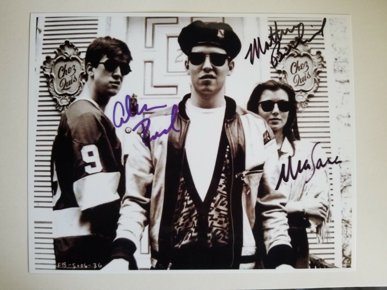 Ferris Bueller's Day Off Cast Signed 8x10 Photo Poster painting RP -  Shipping! 80's