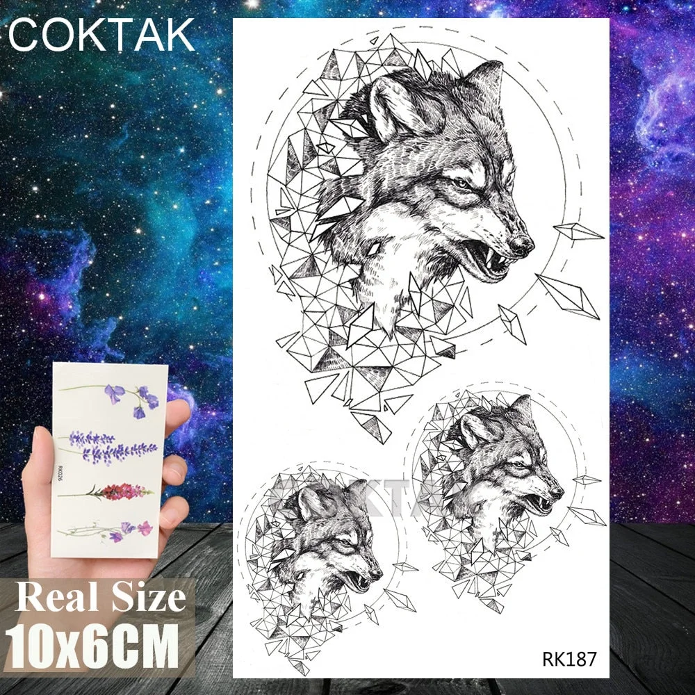 Sexy Red Lips Tooth Tongue Temporary Tattoos Sticker For Adult Body Art Painting Chest Tatoos Fake Waterproof Tattoo Paper