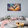 (US Only)5D DIY Full Round Drill Diamond Painting Independence Day Eagle Kit 70x40cm