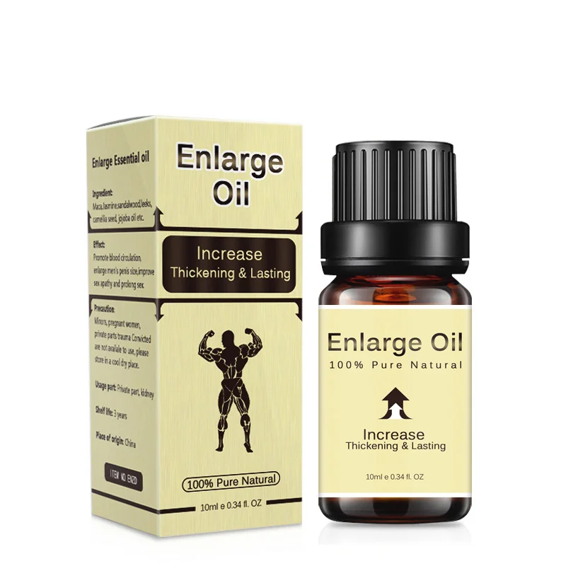 LANTHOME Enlarge Oil Men Massage Essential Oil Body Care 10ml - Rose Toy