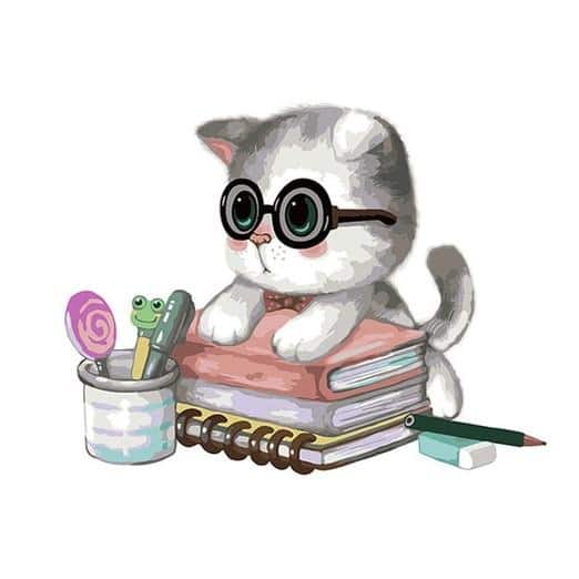 

Clever Cat – Paint By Numbers - 40*50CM, 501 Original