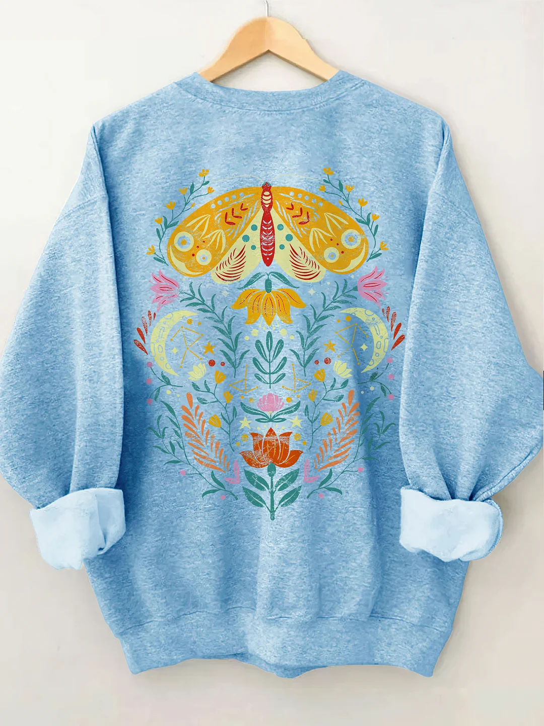 Celestial Moth Butterfly Sweatshirt