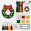 Christmas Pearl Cross Stitch Kit &ndash; 11CT Stamped Full Stitch DIY Embroidery tapestrymarket