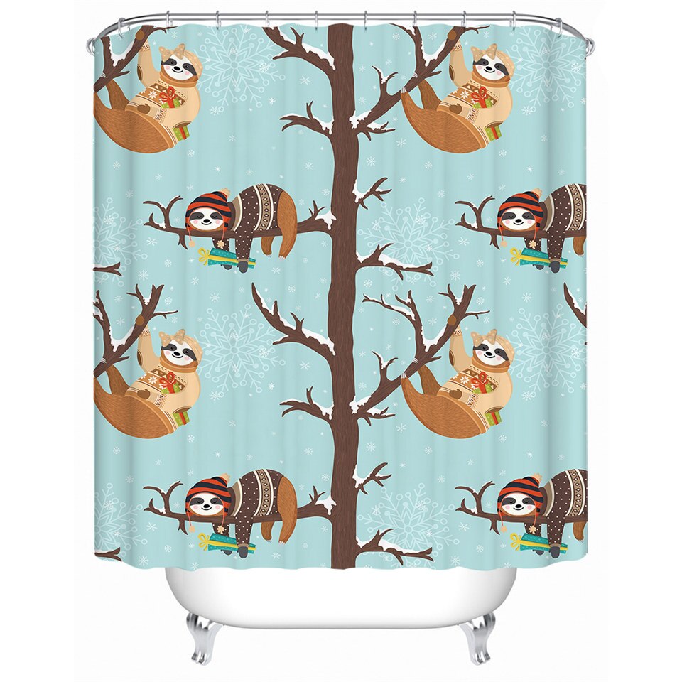 

Space Sloth - Print Shower Curtain, 180*180cm, 501 Original
