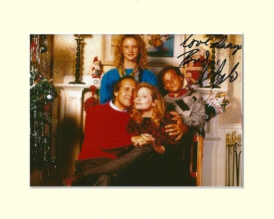 BEVERLY D'ANGELO CHRISTMAS VACATION PP MOUNTED 8X10 SIGNED AUTOGRAPH Photo Poster painting