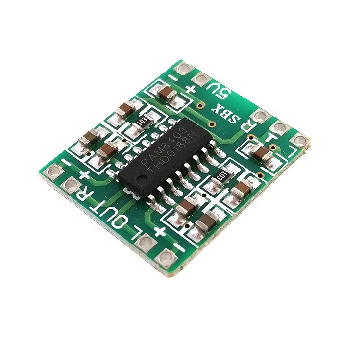 PAM8403 Digital Power Amplifier Board Battery USB5V Power Supply 2x3w Mini Stereo Class D Power Amplifier Module