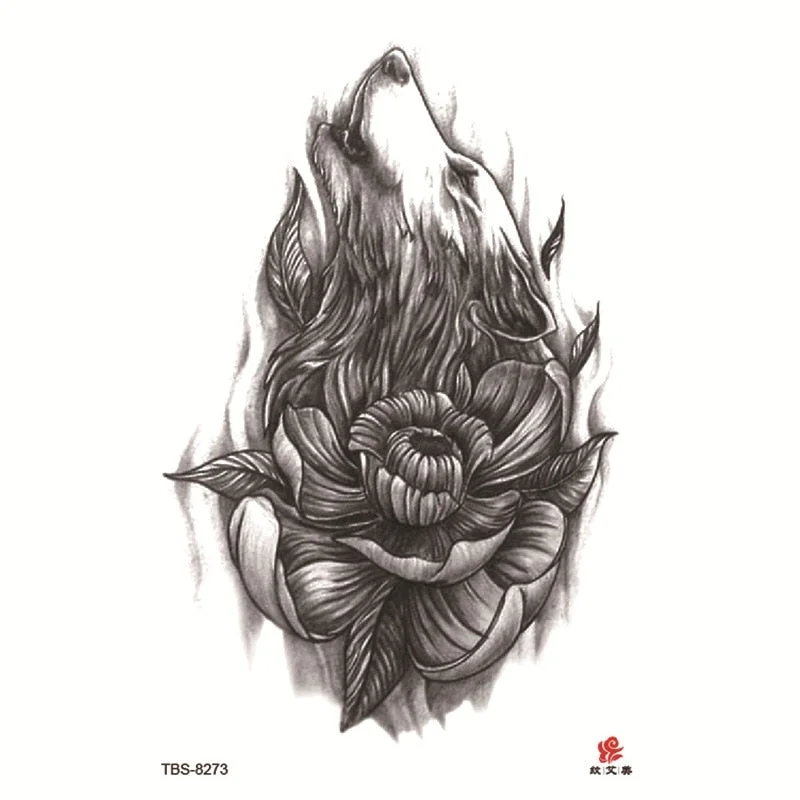 Waterproof Temporary Tattoo Sticker Warrior Girl Flash Tattoos Beauty Portrait Angel Body Art Arm Fake Tatoo Women arm tattoo