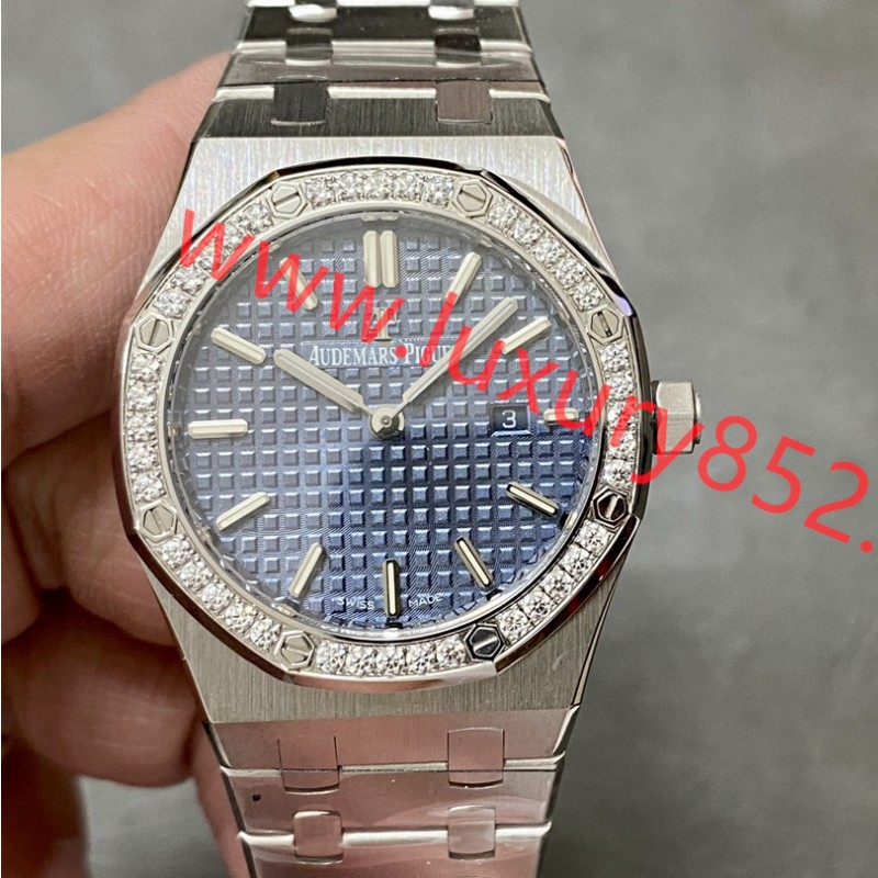 BF廠 AUDEMARS PIGUET 愛彼 皇家橡樹石英女款 藍色