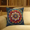 Mandala-11CT Stamped Cross Stitch Pillowcase 45*45cm