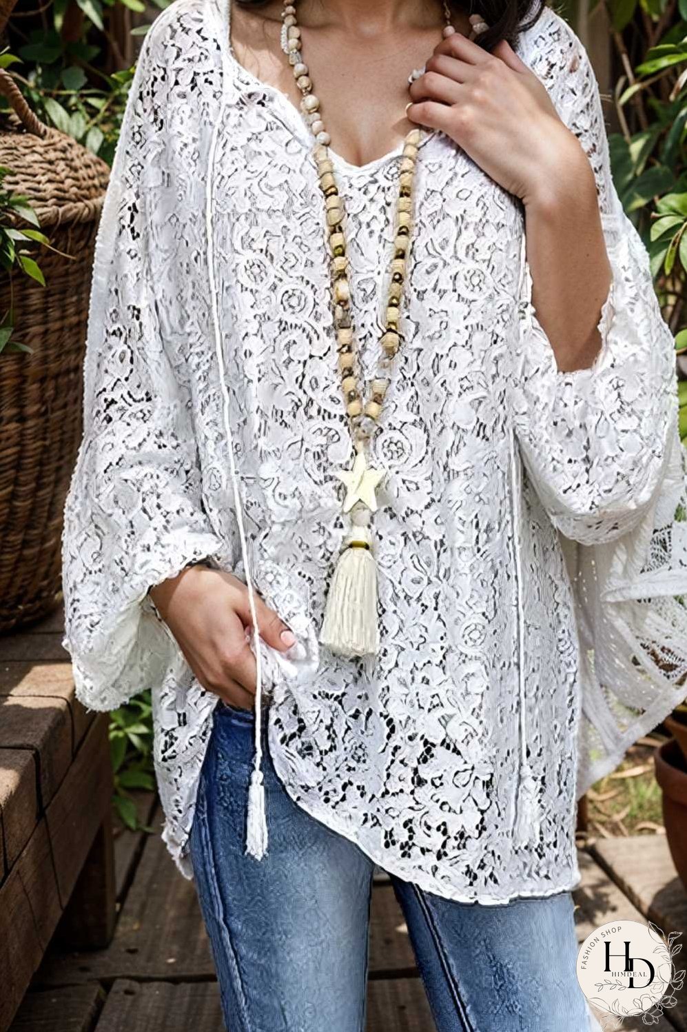 women s blouse white floral lace long sleeve daily vacation streetwear elegant casual v neck plus size l