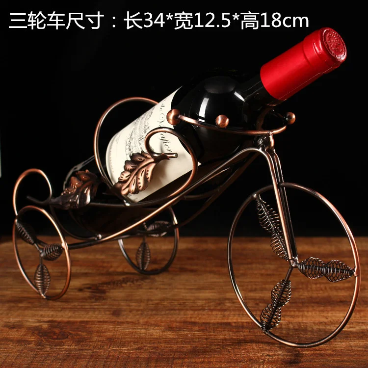 Athvotar Style Wine Cabinet Red Wine Rack Furnishings European Wine Shelf Bar KTV Iron Red Wine Display Rack