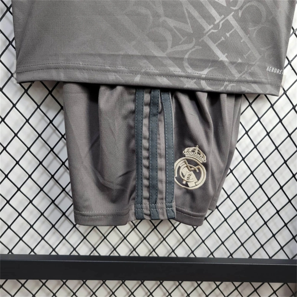 24/25 Real madrid Third Away Kids Kit Football Shirt Thai Quality
