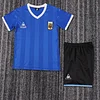 1986 Retro Argentina National Team Away Jersey 1:1 Thai Quality Kids Size