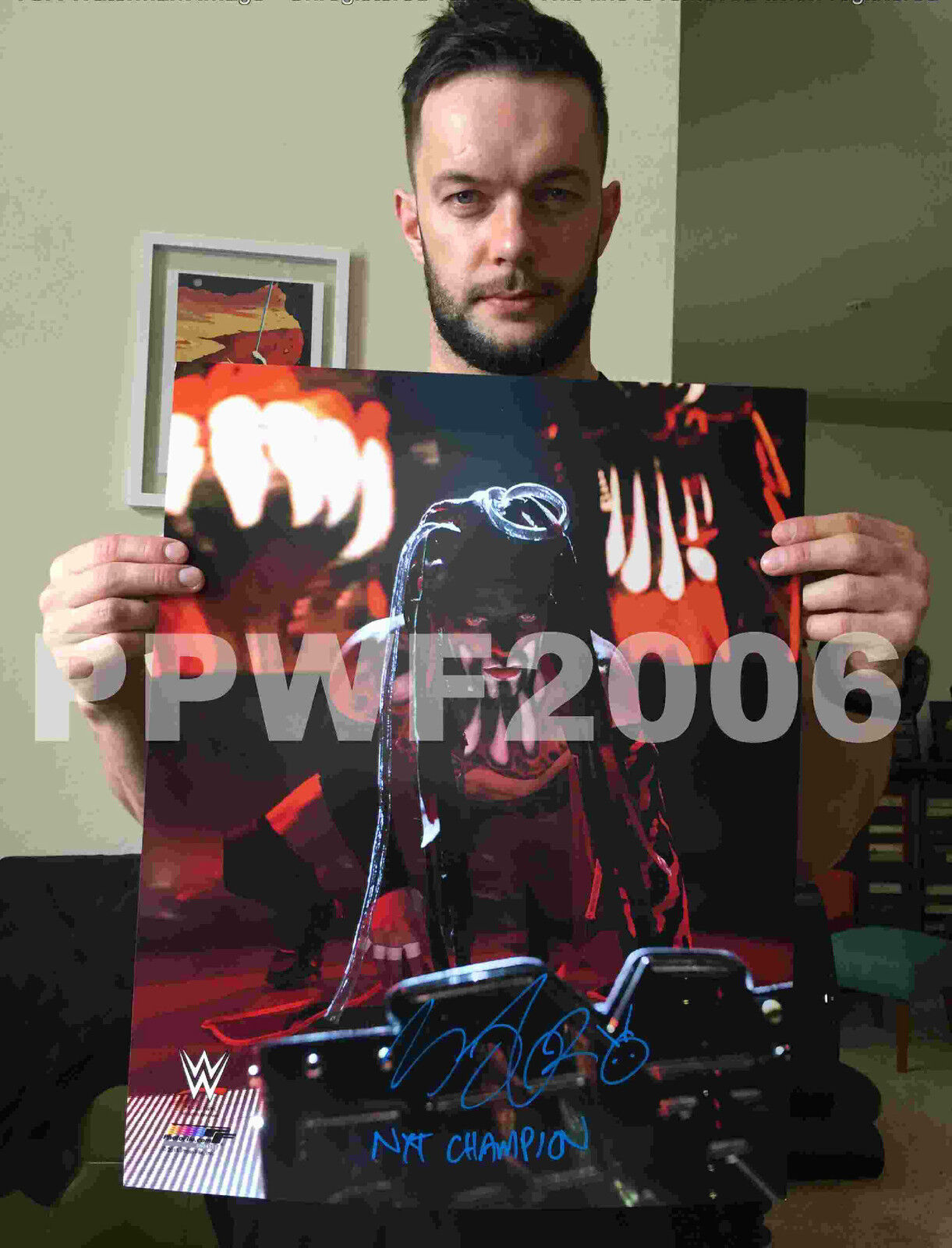 WWE FINN BALOR HAND SIGNED AUTOGRAPHED 16X20 Photo Poster painting FILE Photo Poster painting WITH PROOF COA 5